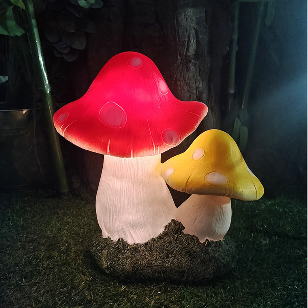 Simulated luminous small animal light Garden solar light Rabbit light Panda light Squirrel light Pig light Landscape decoration