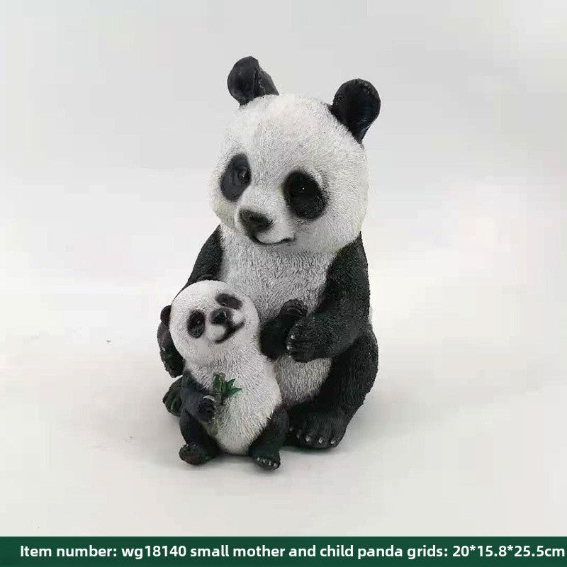 Outdoor simulation giant panda ornament animal sculpture fiberglass landscape garden park lawn villa yard decoration