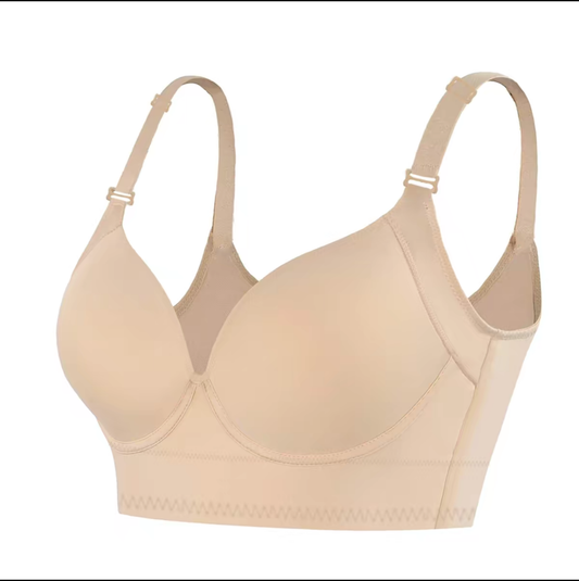 Underwire Bra Full Coverage Black&Beige