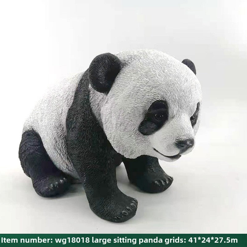 Outdoor simulation giant panda ornament animal sculpture fiberglass landscape garden park lawn villa yard decoration