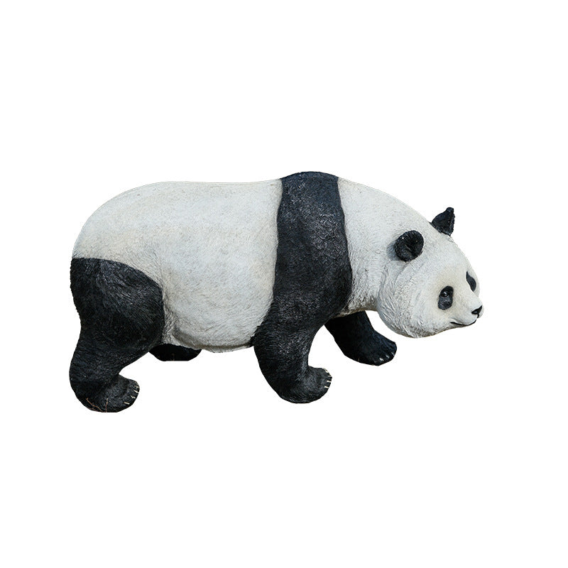 Outdoor simulation giant panda ornament animal sculpture fiberglass landscape garden park lawn villa yard decoration