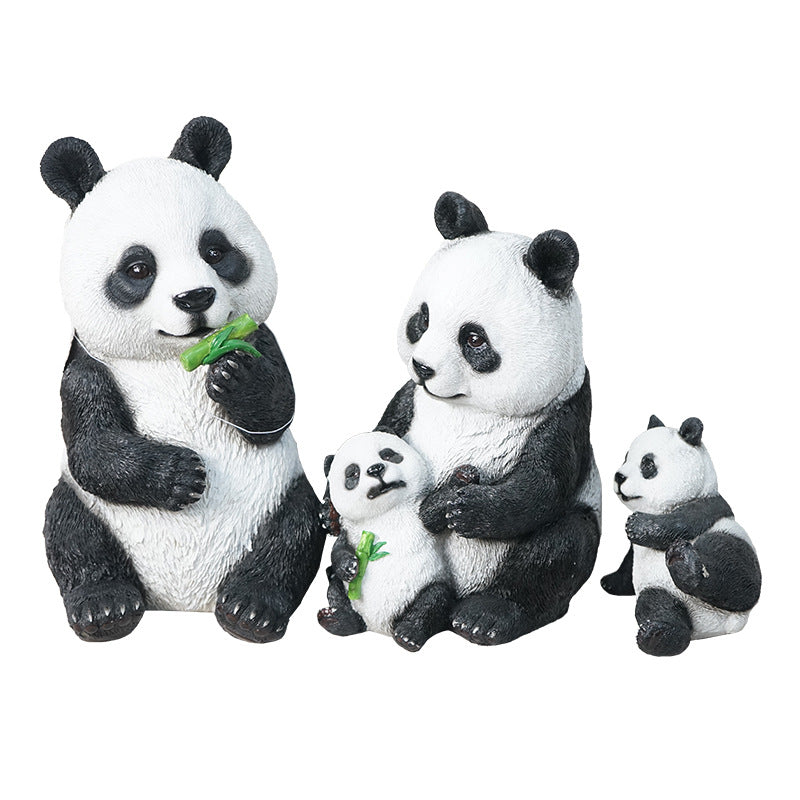 Outdoor simulation giant panda ornament animal sculpture fiberglass landscape garden park lawn villa yard decoration