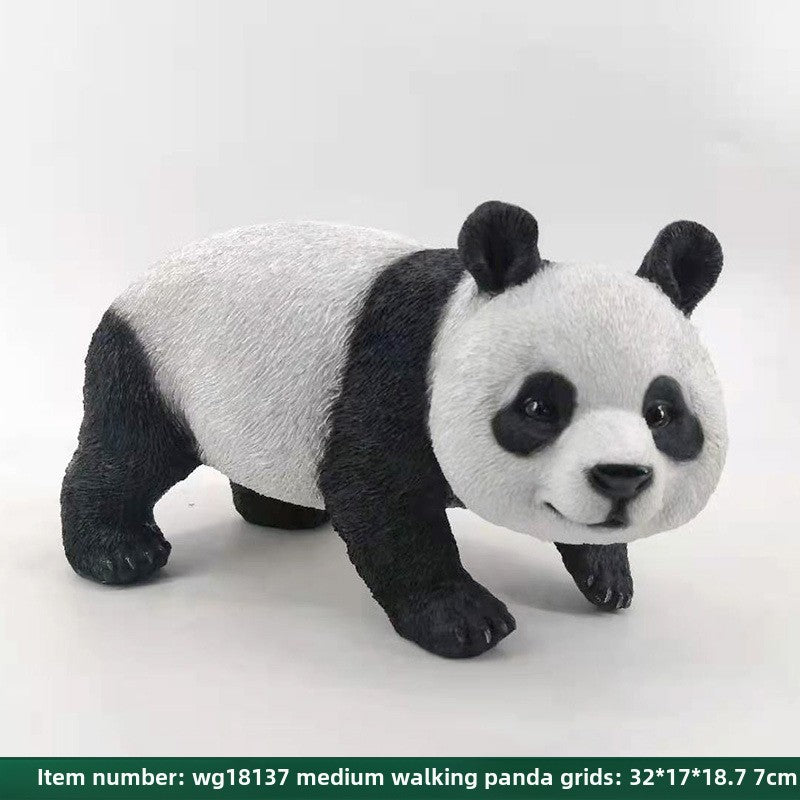 Outdoor simulation giant panda ornament animal sculpture fiberglass landscape garden park lawn villa yard decoration